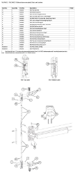 7847WDC / 7847WDC-F (Wood door concealed) Rods and latches